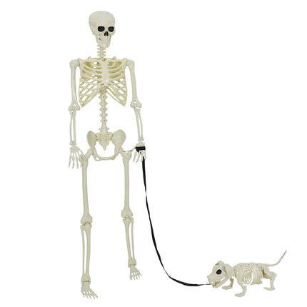 Halloween Dekoration Skelet 2 pcs Hvid Polypropylen
