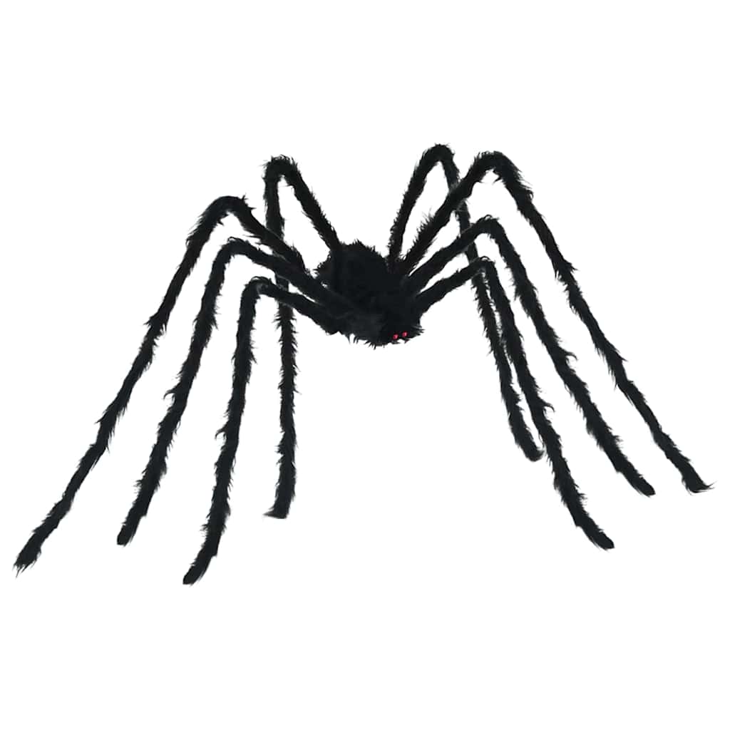 Halloween edderkoppedekoration med spidser 2 pcs Sort og hvid