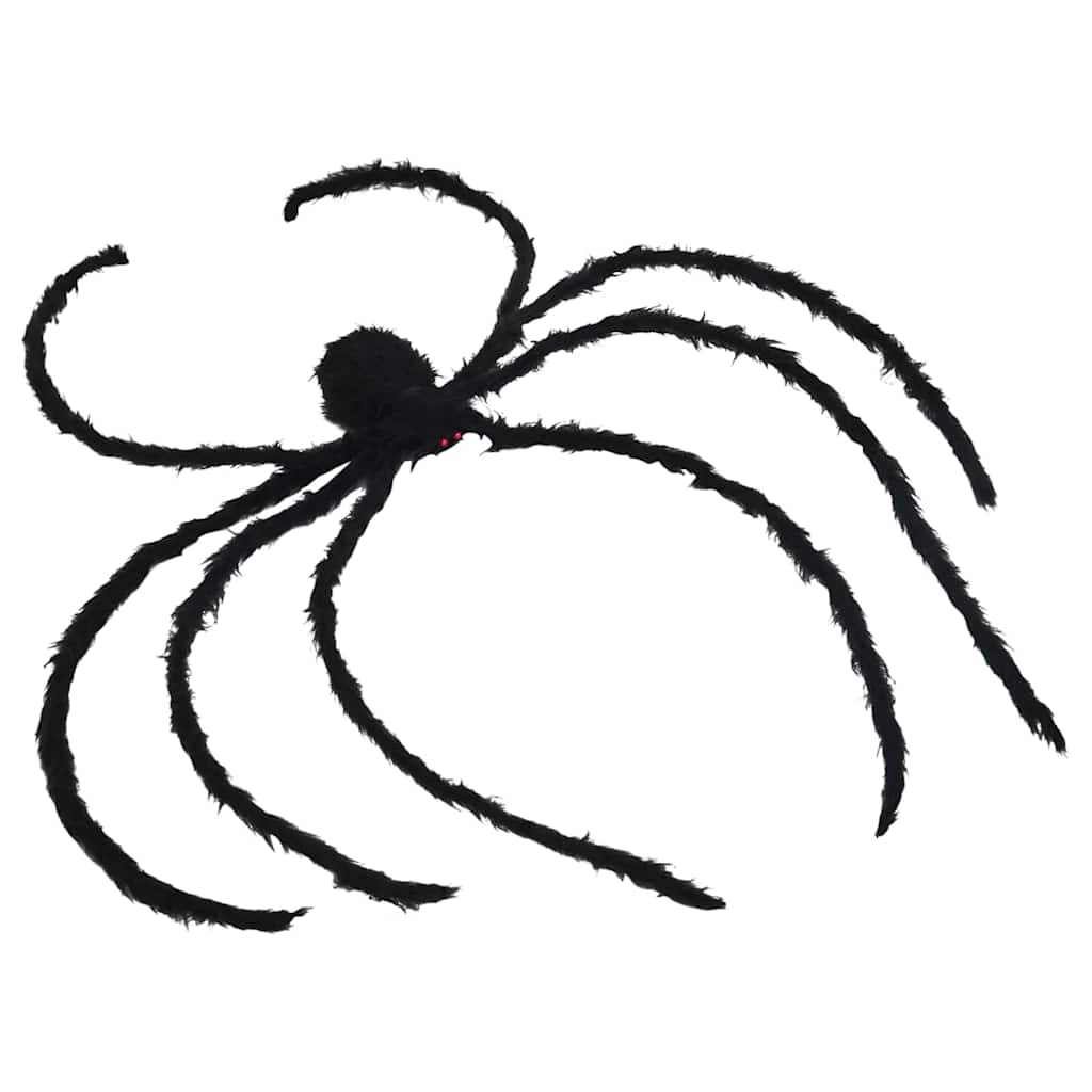 Halloween edderkoppedekoration med spidser 2 pcs Sort og hvid