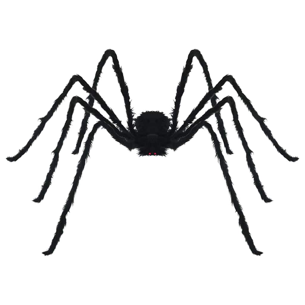 Halloween edderkoppedekoration med spidser 2 pcs Sort og hvid