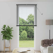 Persienner Sølvgrå 213 x 90 cm PVC