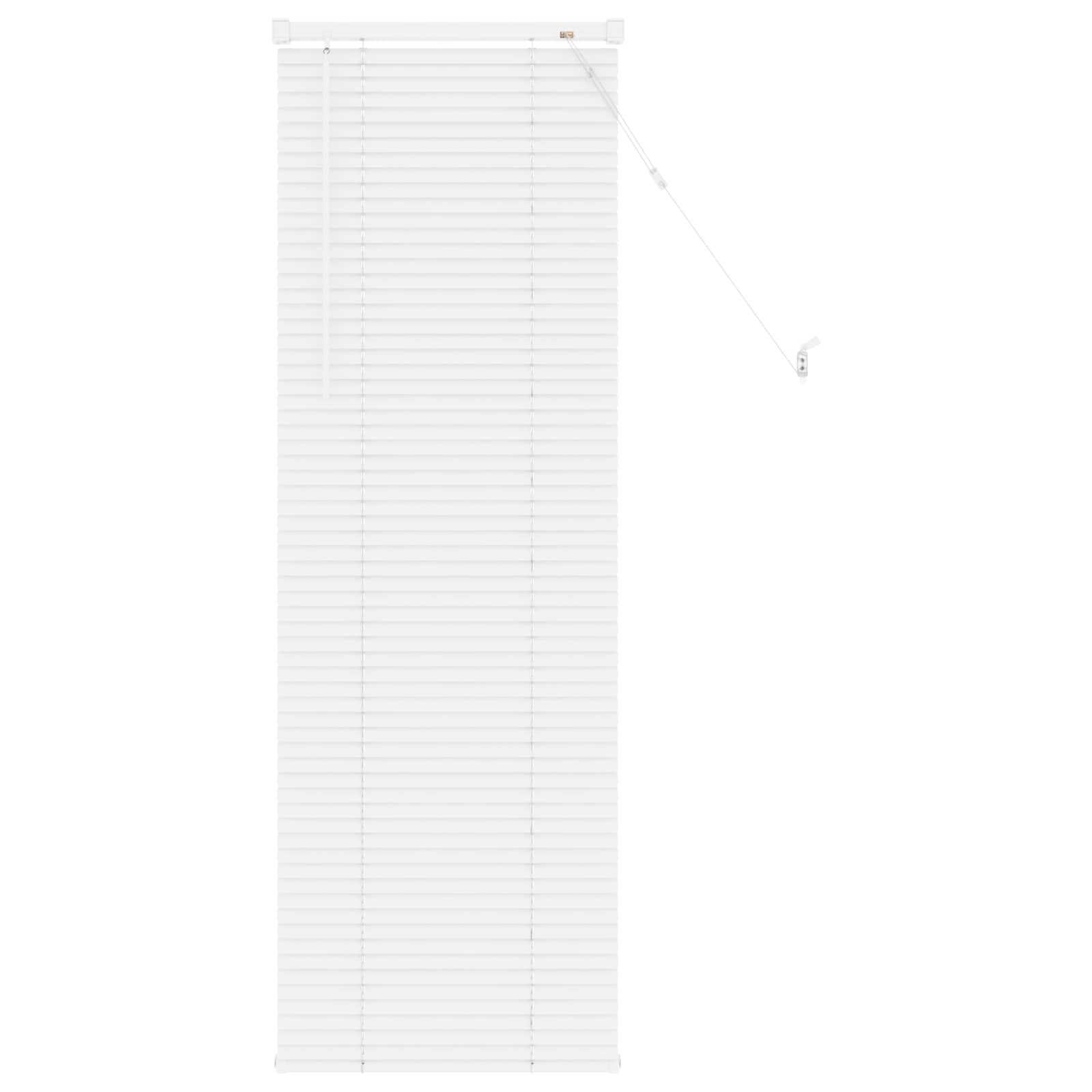 Persienner Indstillelig Hvid 150 x 40 cm PVC