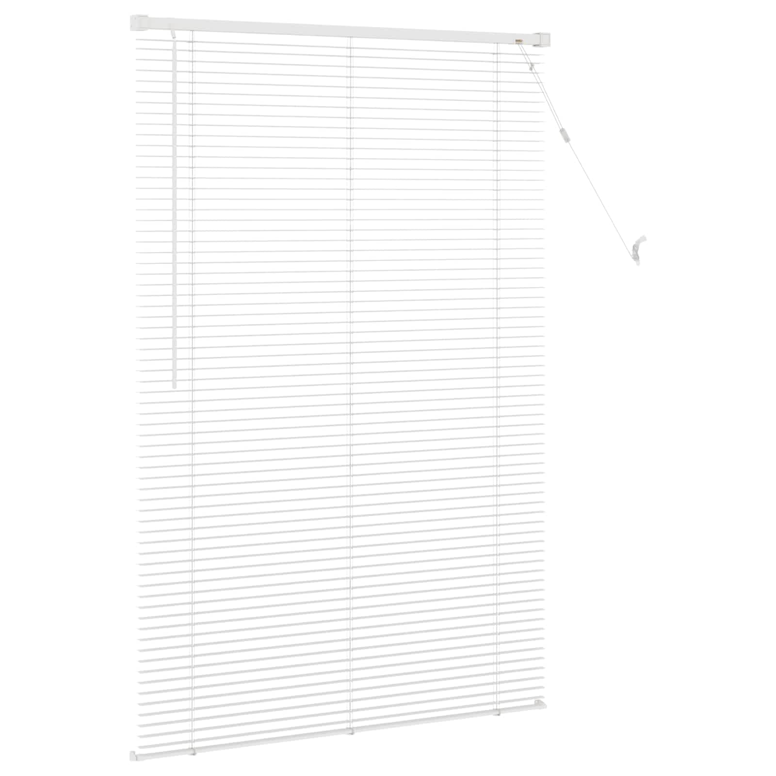 Persienner Indstillelig Hvid 150 x 100 cm PVC