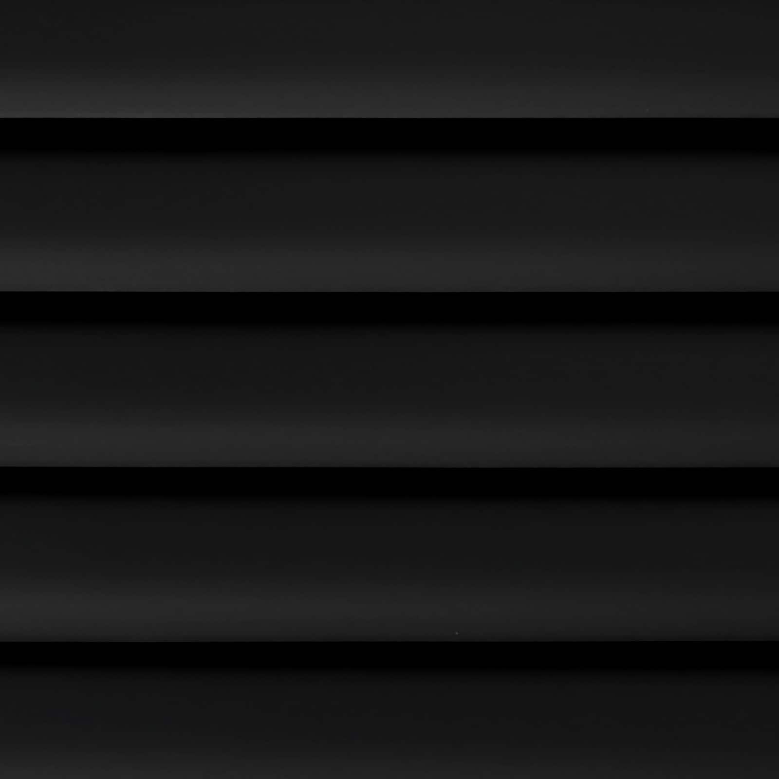 Persienner Indstillelig Sort 150 x 50 cm PVC