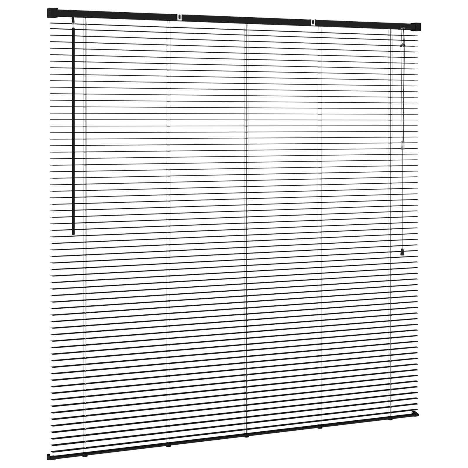Persienner Sort 150 x 130 cm PVC