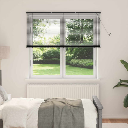 Persienner Sort 150 x 160 cm 25 mm PVC