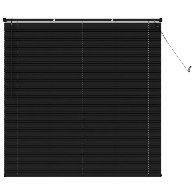 Persienner Sort 150 x 160 cm 25 mm PVC