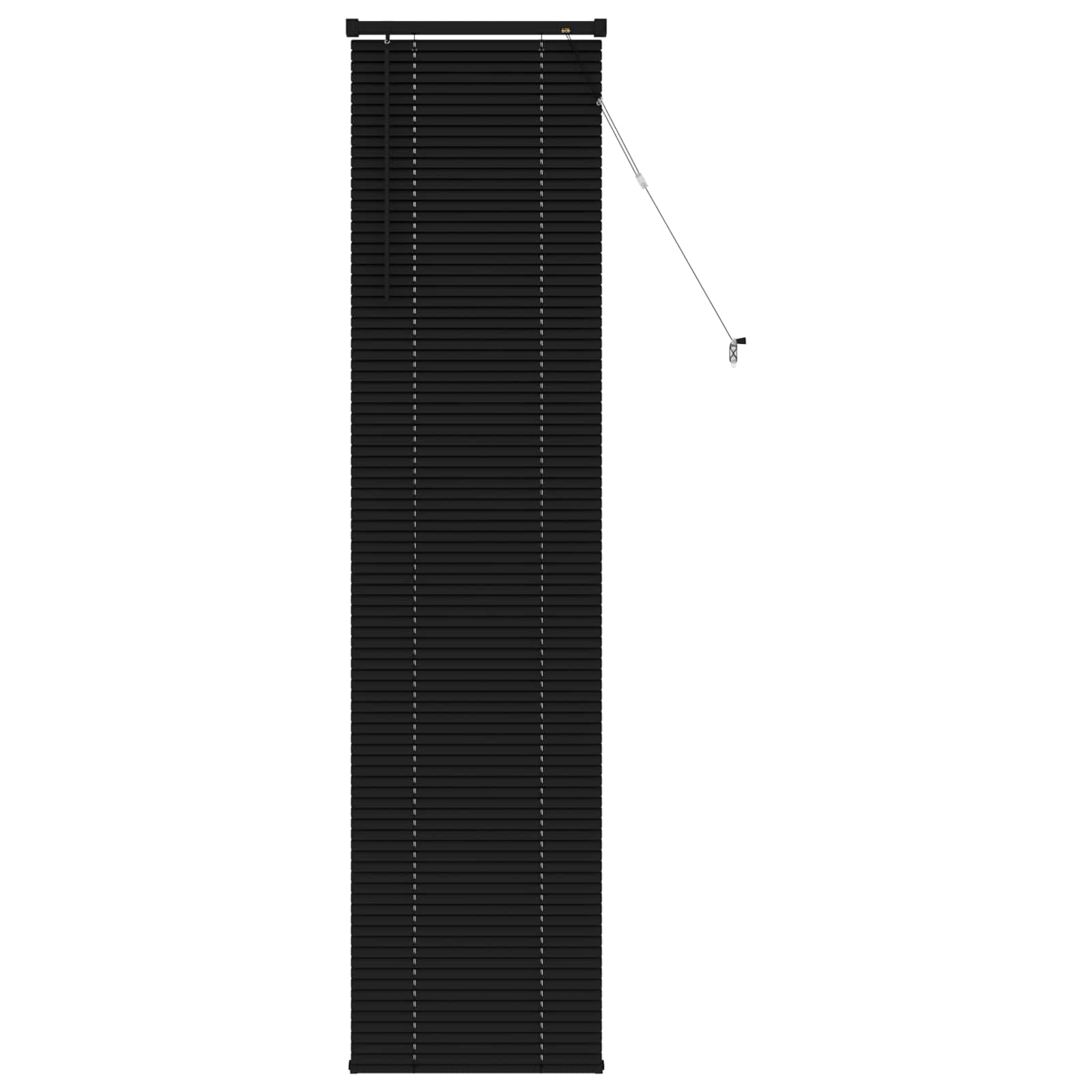 Persienner Sort 213 x 50 cm PVC