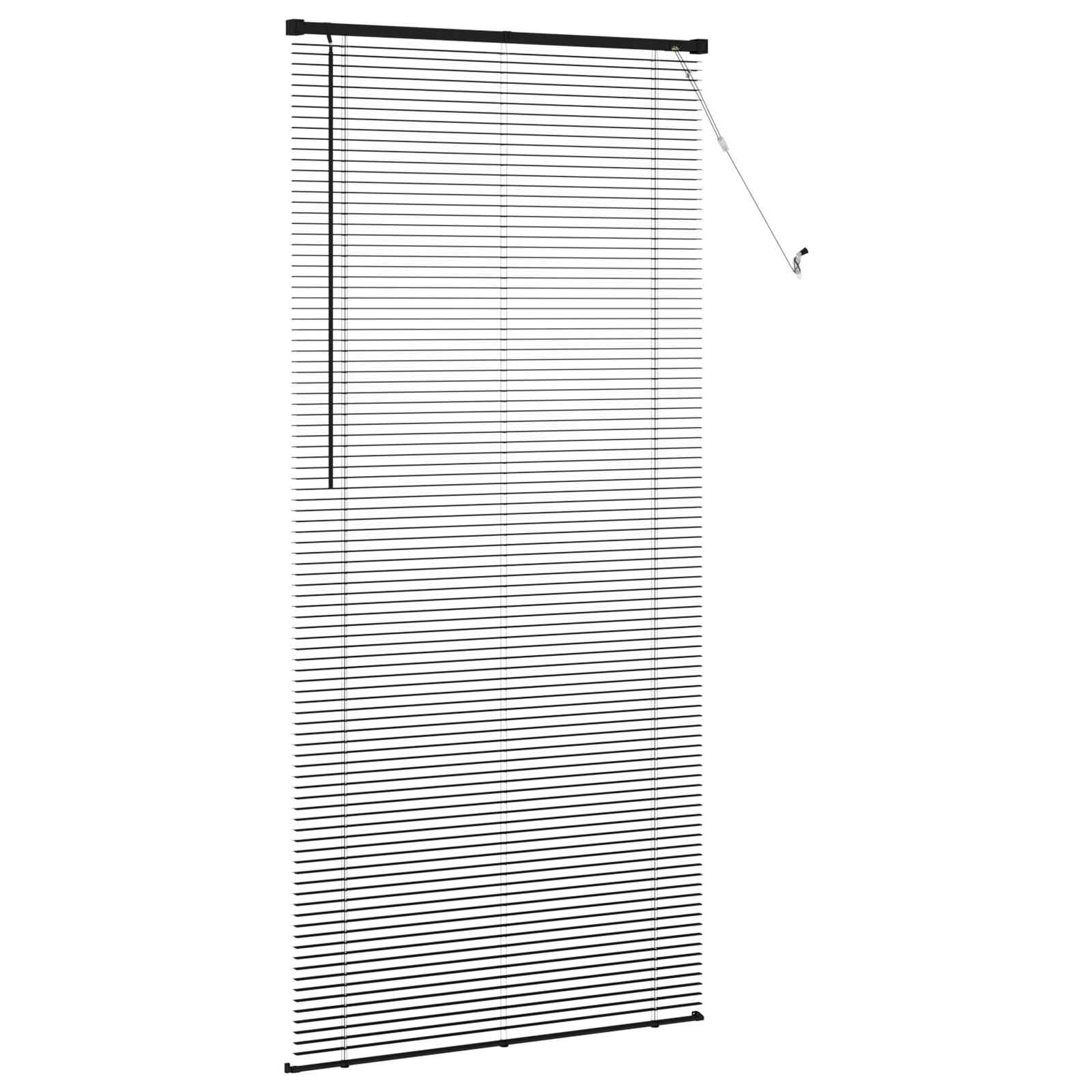 Persienner Sort 213 x 70 cm PVC