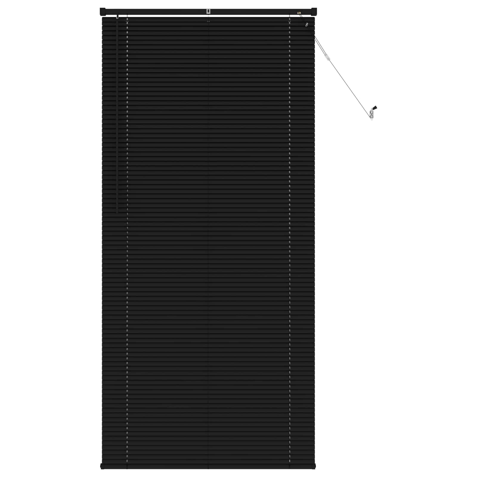 Persienner Sort 213 x 70 cm PVC