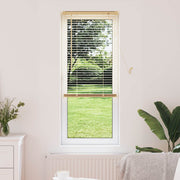 Persienner Lys Brun med Mønster 150 x 60 cm 25 mm PVC