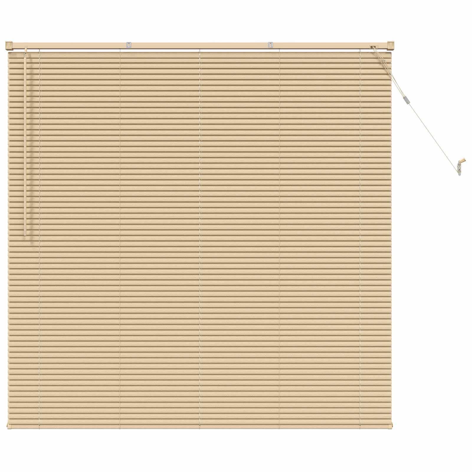 Persienner Lys Brun med Mønster 150 x 130 cm PVC