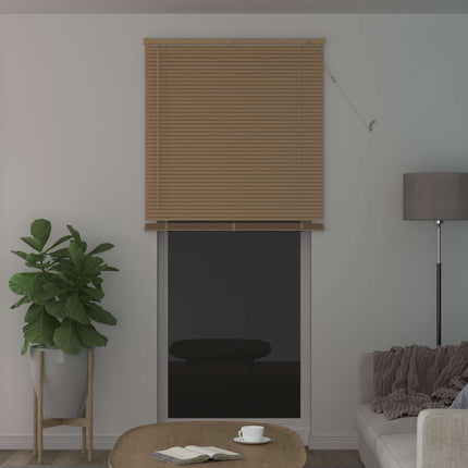 Persienner Lys Brun med Mønster 213 x 70 cm 25 mm PVC