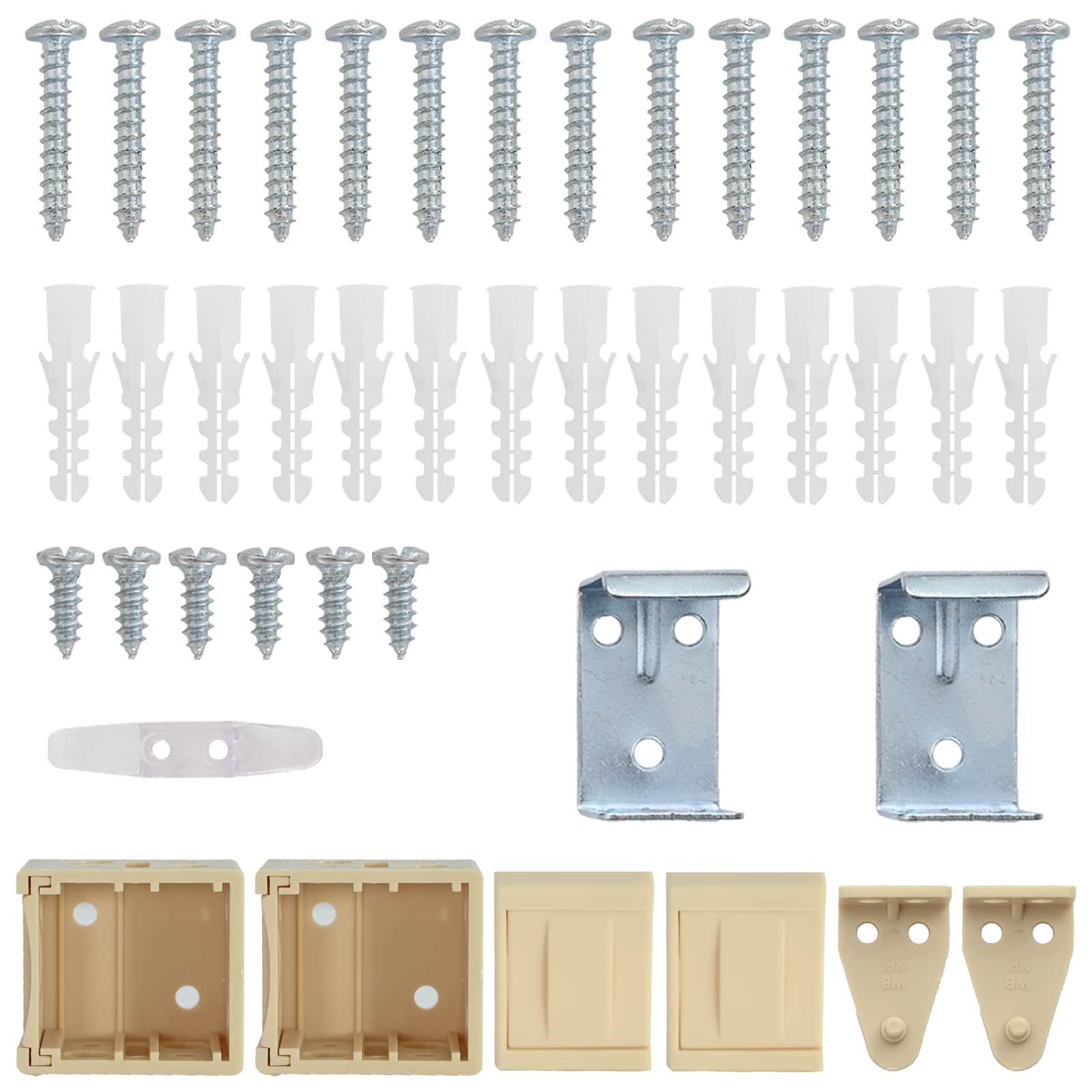 Persienner Indstillelig Lys Brun med Mønster 213 x 140 cm PVC