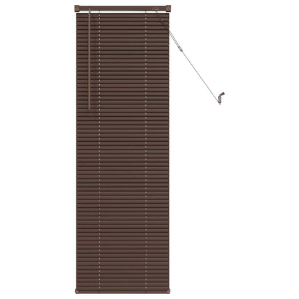 Persienner Mørk Brun med Mønster 150 x 50 cm 25 mm PVC
