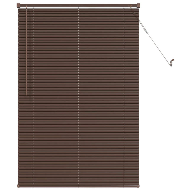 Persienner Mørk Brun med Mønster 150 x 70 cm 25 mm PVC