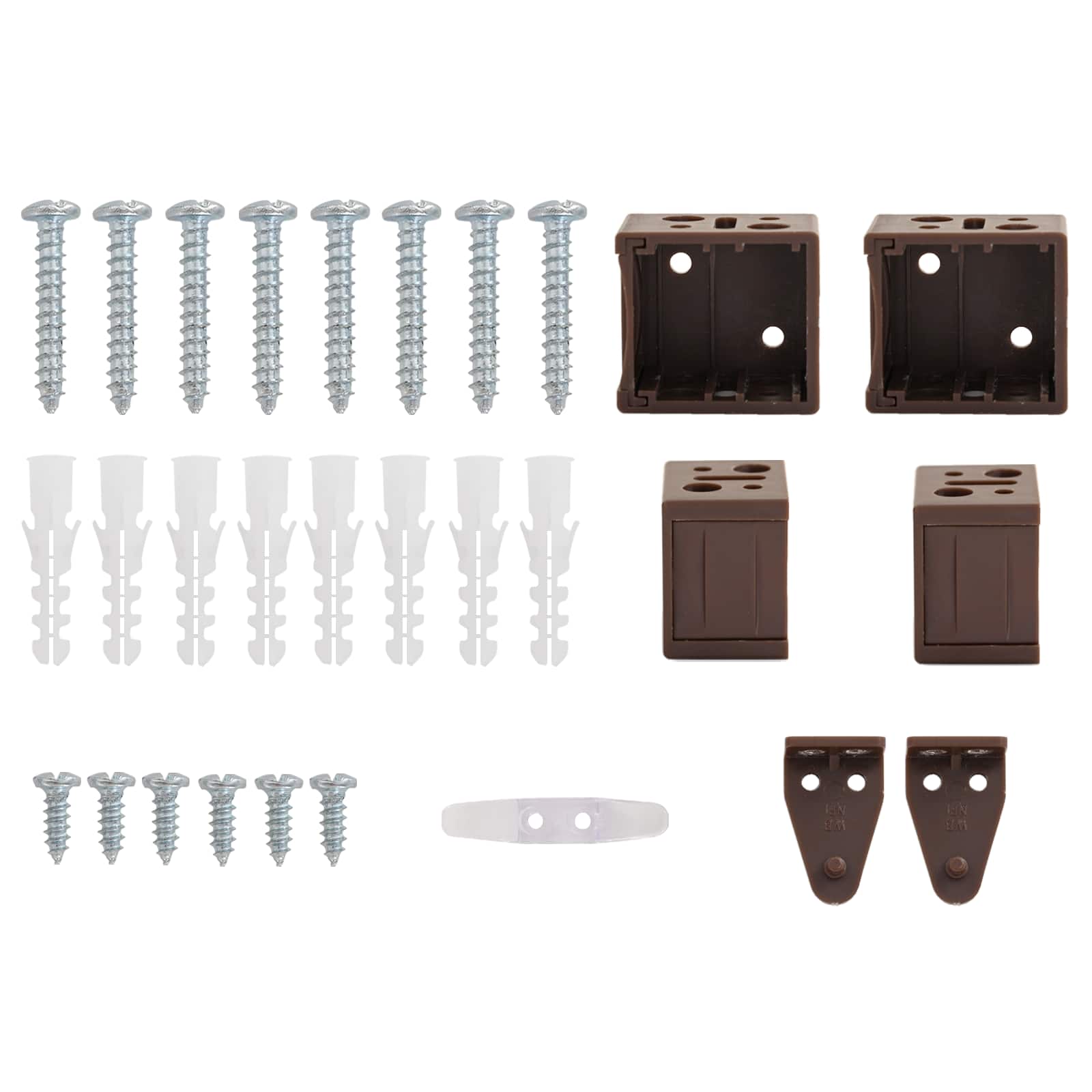 Persienner Indstillelig Mørk Brun med Mønster 150 x 90 cm PVC