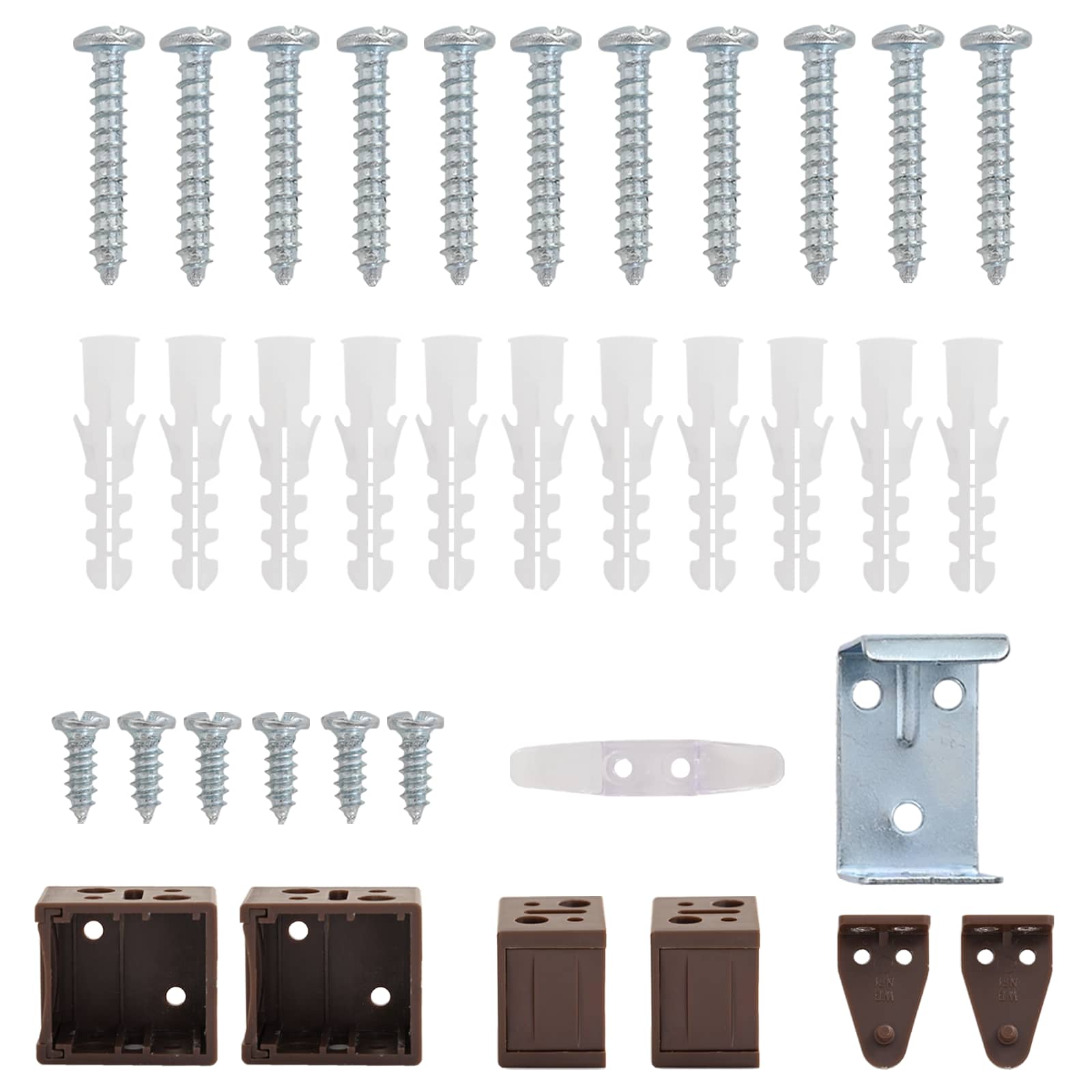 Persienner Indstillelig Mørk Brun med Mønster 150 x 100 cm PVC