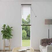Persienner Mørk Brun med Mønster 213 x 40 cm 25 mm PVC