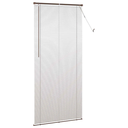 Persienner Mørk Brun med Mønster 213 x 70 cm 25 mm PVC