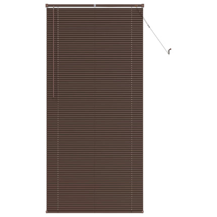 Persienner Mørk Brun med Mønster 213 x 70 cm 25 mm PVC