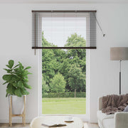 Persienner Mørk Brun med Mønster 213 x 150 cm 25 mm PVC