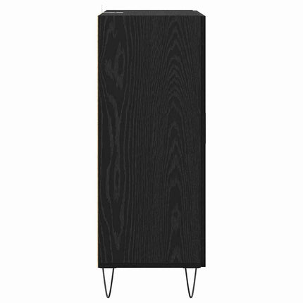 Sideboard Sort eg 69,5 x 34 x 90 cm Konstrueret træ