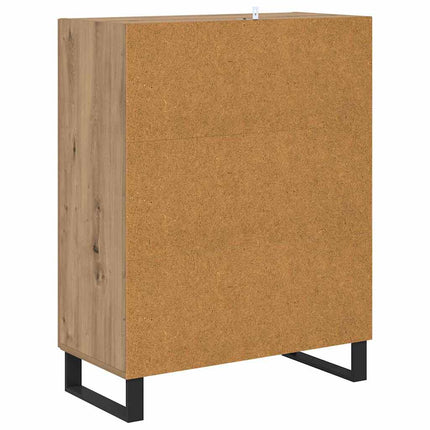 Sideboard Artisan Egetræ 69,5 x 34 x 90 cm Konstrueret træ
