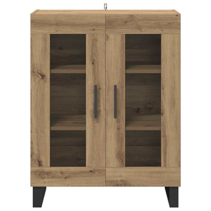 Sideboard Artisan Egetræ 69,5 x 34 x 90 cm Konstrueret træ