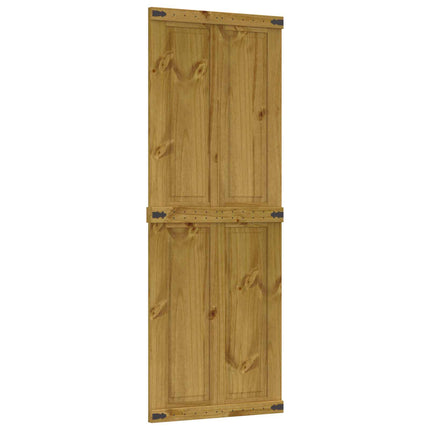 Ladedør Corona HonningBrun 70 x 210 cm Massivt fyrretræ