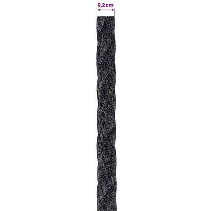 Juteline 2 stk. 20 mm 100 m Sort 100% Tossa jute