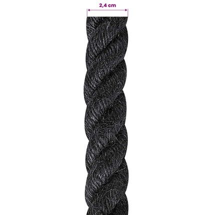 Jute reb 240 mm 50 m Sort 100% Tossa jute