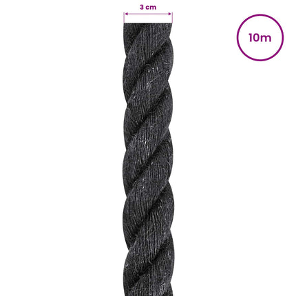 Jute reb 300 mm 10 m Sort 100% Tossa jute