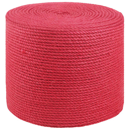 4 mm Rød 100% Tossa jute