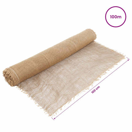 Jute Rulle Naturfarvet 100 x 10000 cm