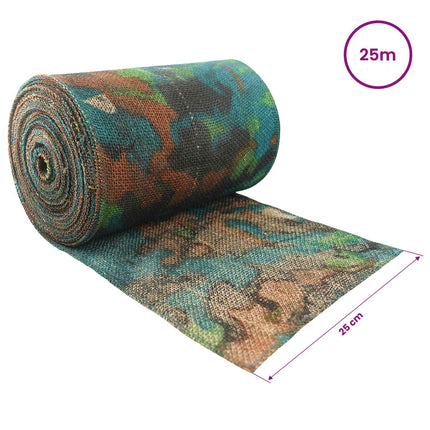 Jute Rulle Camouflage 25 x 2500 cm