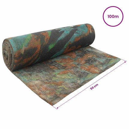 Jute Rulle Camouflage 50 x 10000 cm