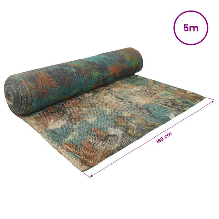 Jute Rulle Camouflage 160 x 500 cm