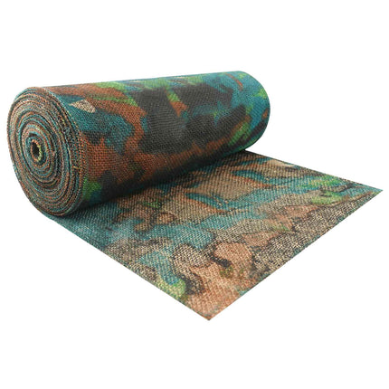 Jute Rulle Camouflage 200 x 1000 cm