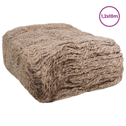 Jute opbevaringsmatte Naturfarvet 1,2 x 10 m 100% Tossa Jute