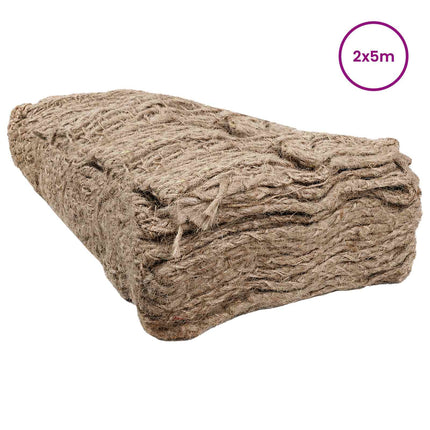 Jute opbevaringsmatte Naturfarvet 2 x 5 m