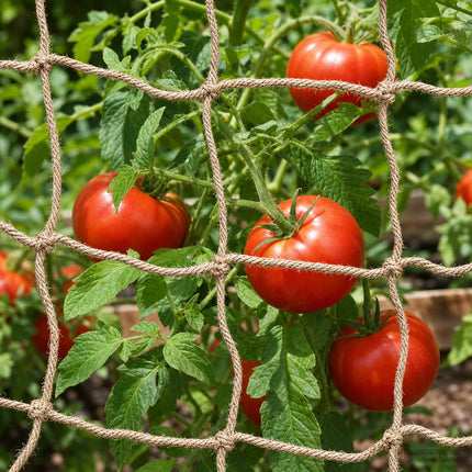 Jute Plante Støtte Net Naturfarvet 1 x 5 m 100% Tossa Jute