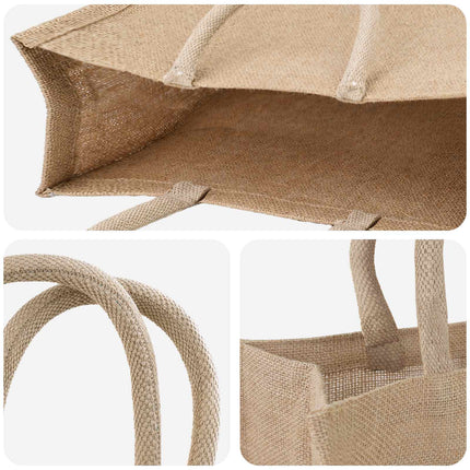 Jute tasker 10 pcs Naturfarvet 42 x 33 x 19 cm 100% Tossa Jute