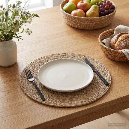 Søgræs bordskånere 50 stk. Naturfarvet 100% Søgræs