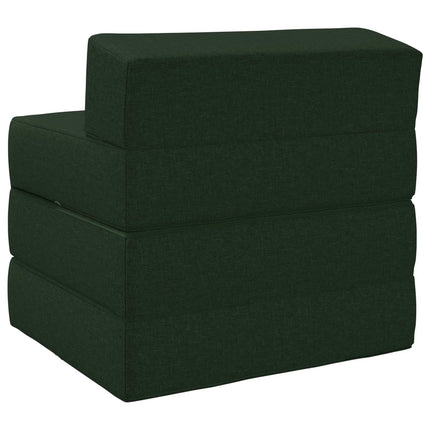 Samlebar Sofa Seng Mørkegrøn 200 x 70 x 15 cm Stof