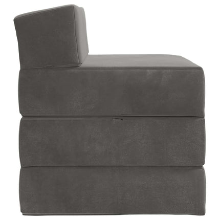 Samlebar Sofa Seng Mørkegrå 200 x 70 x 15 cm Fløjl