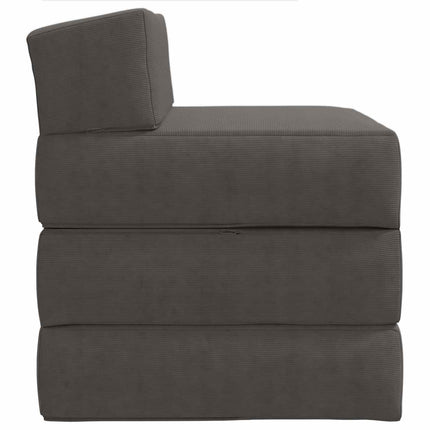 Samlebar Sofa Seng Mørkegrå 200 x 70 x 15 cm Velourstof