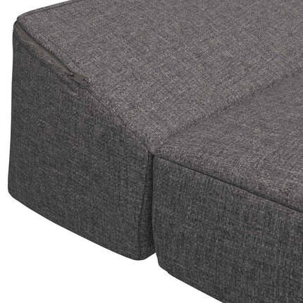 Samlebar Sofa Seng Lysegrå 200 x 70 x 10 cm Stof