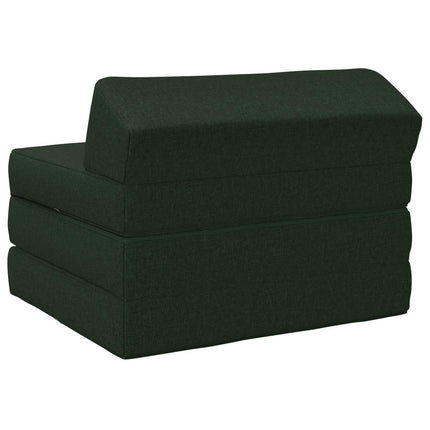 Samlebar Sofa Seng Mørkegrøn 200 x 70 x 10 cm Stof