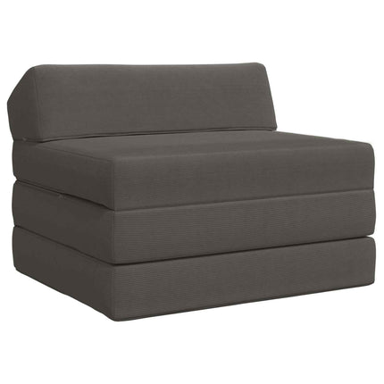 Samlebar Sofa Seng Mørkegrå 200 x 70 x 10 cm Velourstof